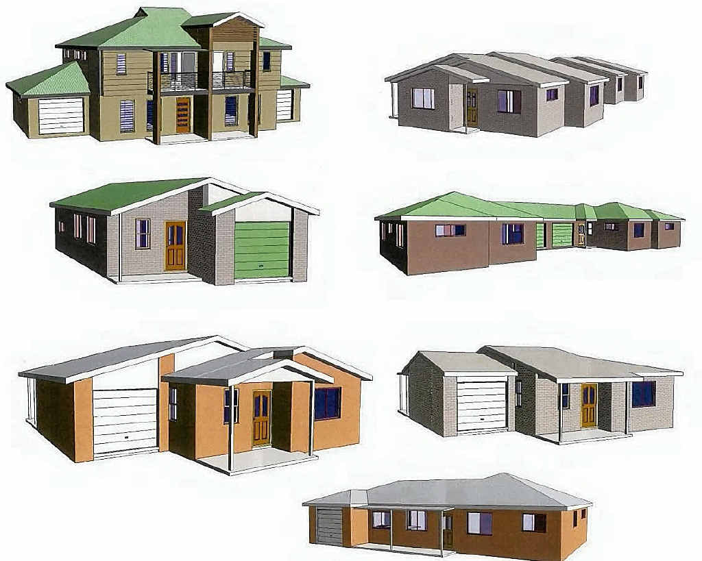 VISION: An artist’s impression showing the variations in the different units proposed for a vacant block in Rowland St. VISION: An artist’s impression showing the variations in the different units proposed for a vacant block in Rowland St.